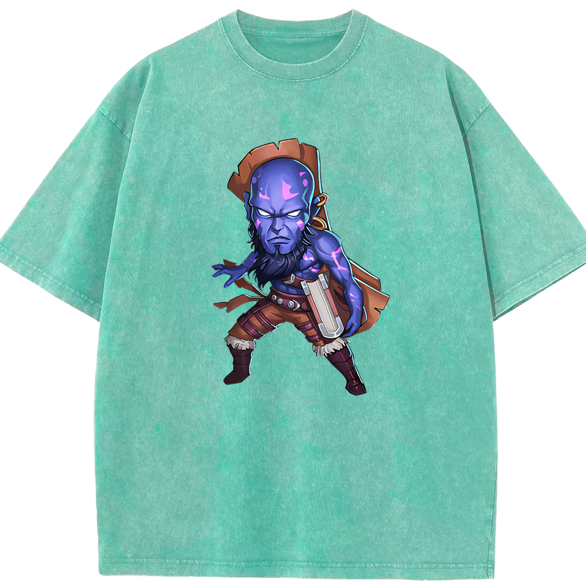 （画像用） リーグ・オブ・レジェンド League of Legends LOL 綿100% ヴィンテージ風 半袖Tシャツ（フロントプリント）